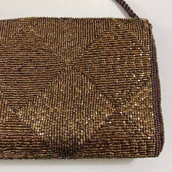 Vintage Marshall fields, copper beaded purse - Picture 15 of 16
